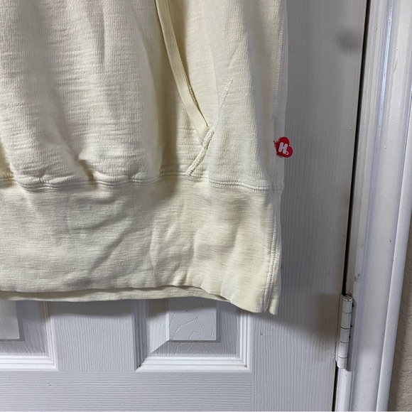 Harajuku Lovers Japanese Cream Short Sleeve Hoodie Tee Size XL Yum Yum - Picture 4 of 14